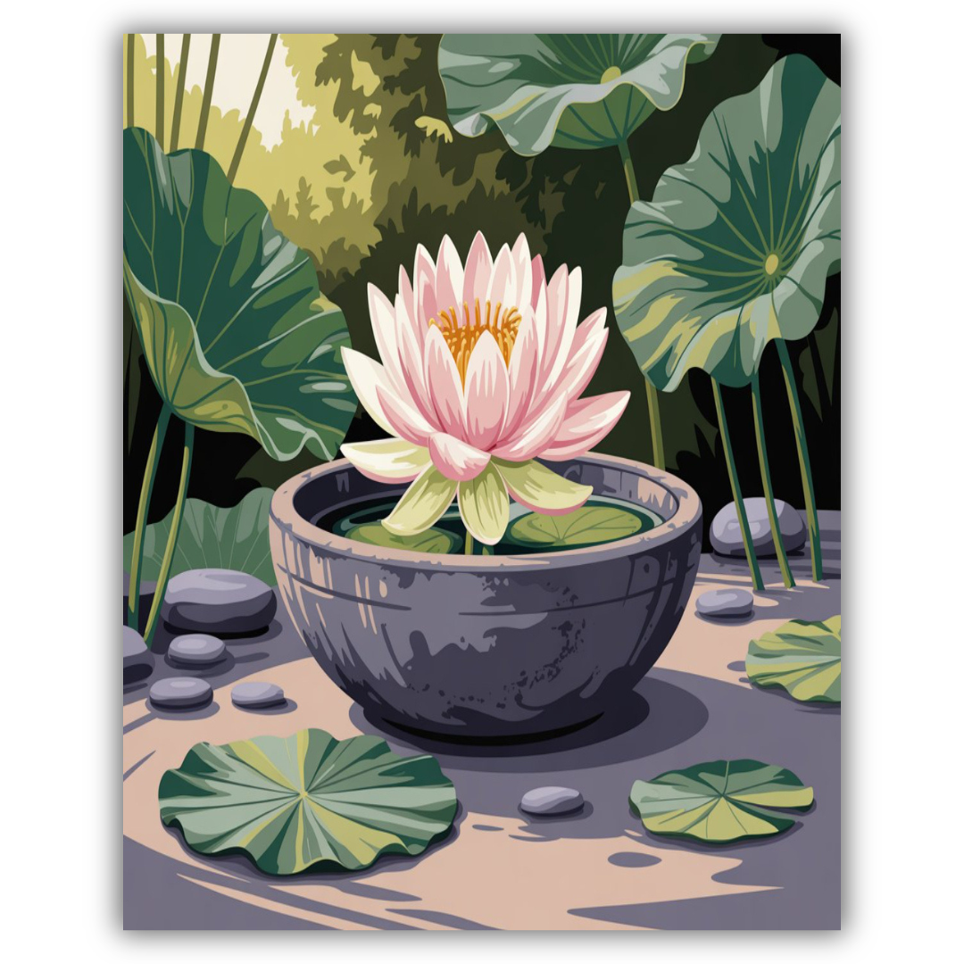 Tranquil Lotus Bowl