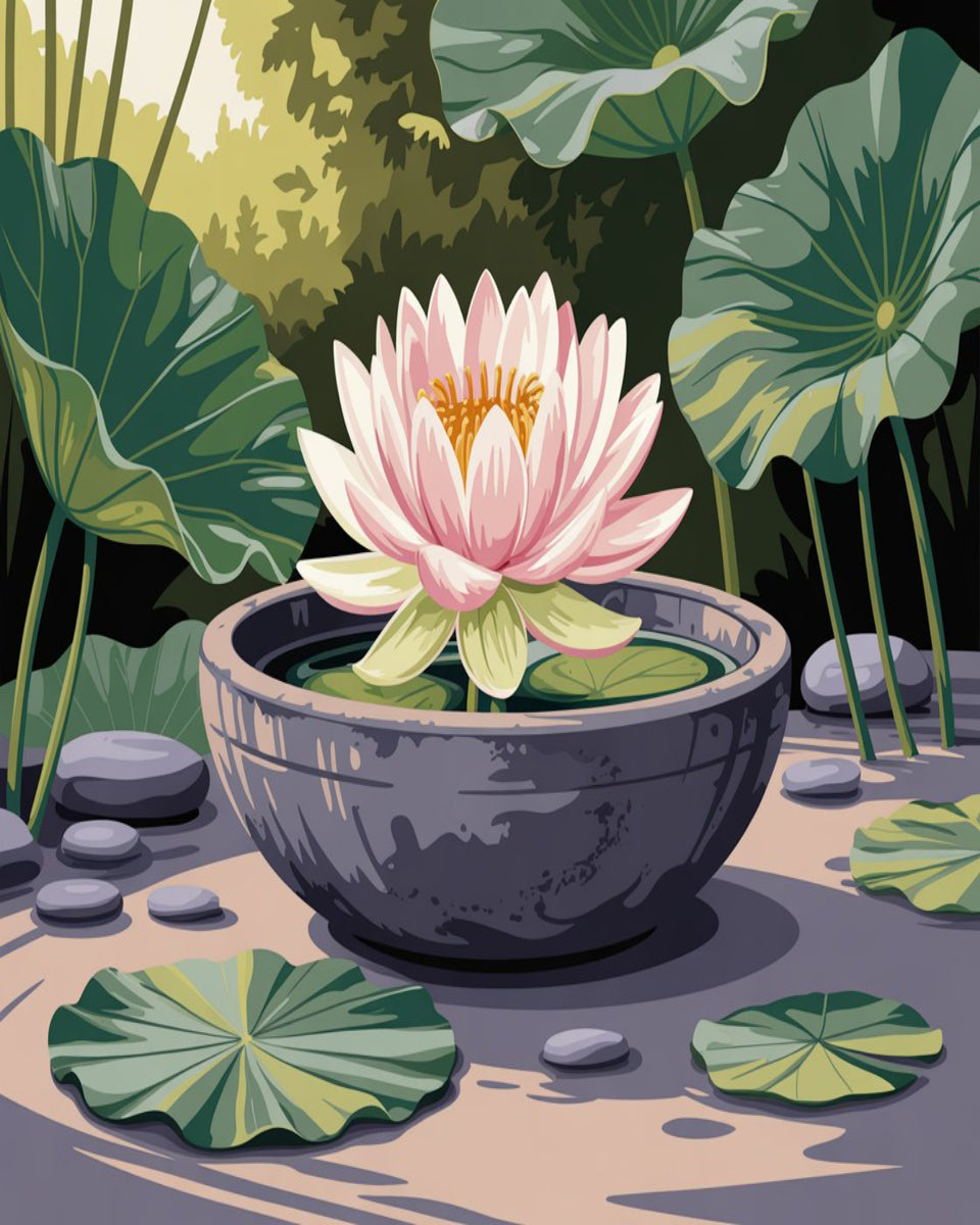 Tranquil Lotus Bowl