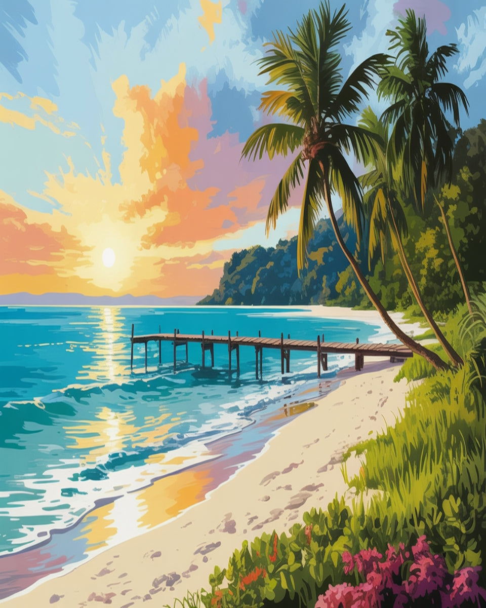 Tropical Shoreline Bliss