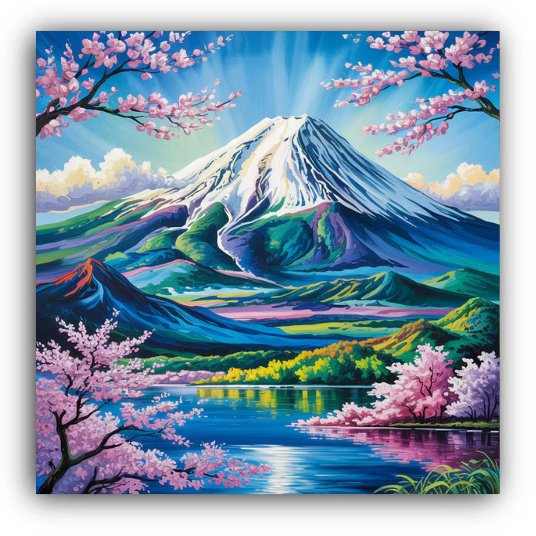 Mount Fuji in Bloom